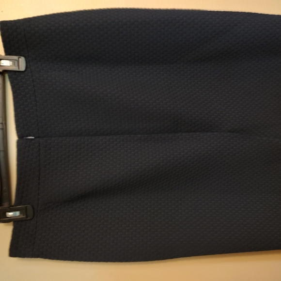 J. Crew Navy Textured Skirt - Picture 3 of 4